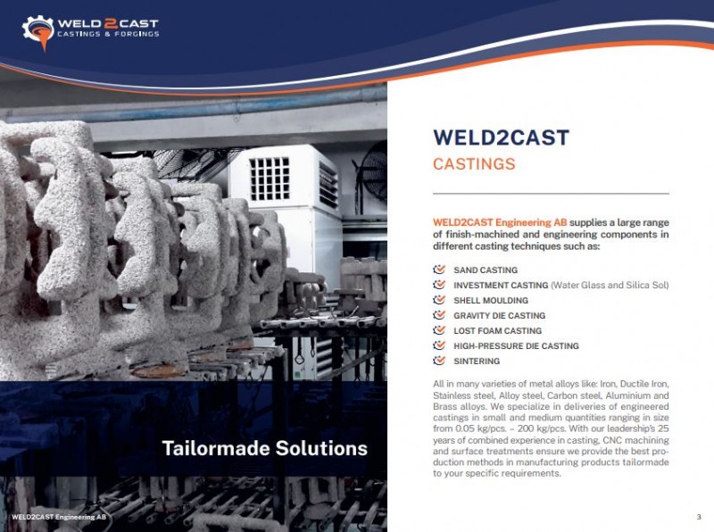 Sand Casting - Weld2Cast